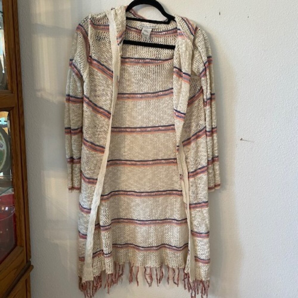 American Rag Maxi Crochet Cardigan